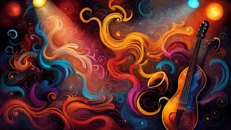 Mystische Jazz-Atmosphäre erstrahlt in kalten Farben